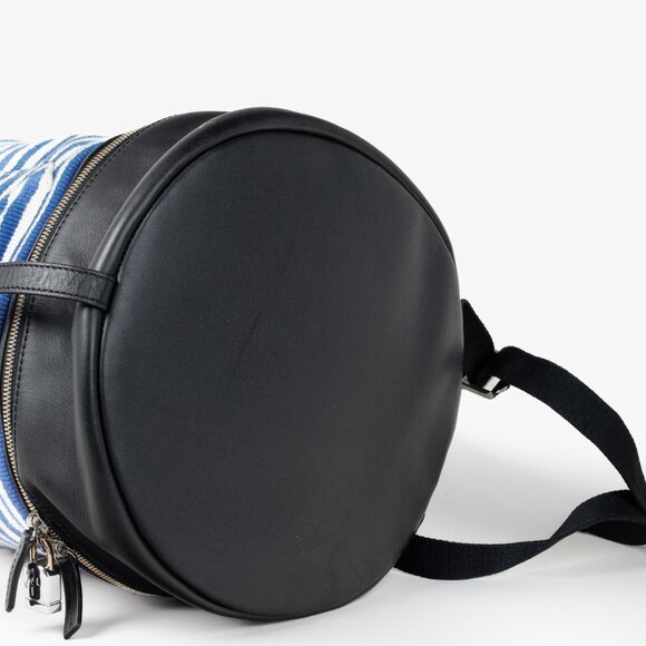 Want Les Essentiels Blue and White Striped Backpack - Picture 5 of 15